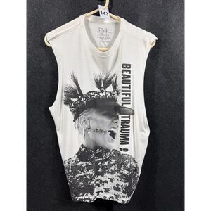 (L) - Women's P!nk Beautiful Trauma World Tour Graphic Tank Top